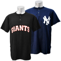 MLB 2ボタンスタイル レプリカTシャツ - 

大好評ヘンリーネックTシャツに新色登場！！