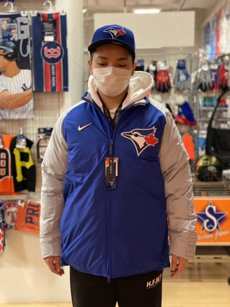 MLB選手着用モデルフルジップジャケットの全サイズを着用してみました