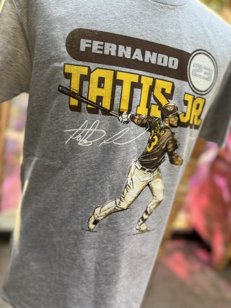 MLB「500LEVEL」タティスJr.選手のイラストTシャツが待望の再入荷